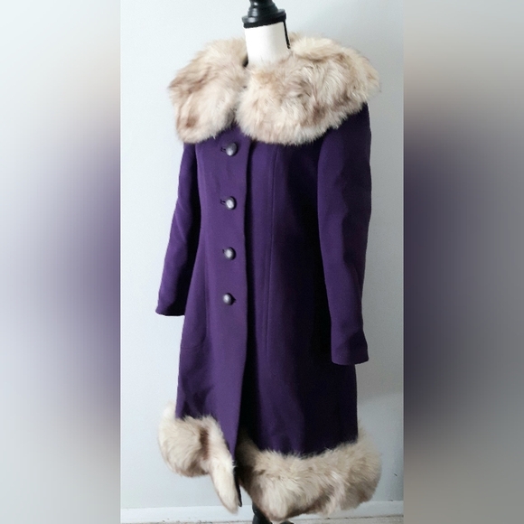 🛑 VTG Zinman Furs Russian Princess Fox Fur Coat - Picture 2 of 15